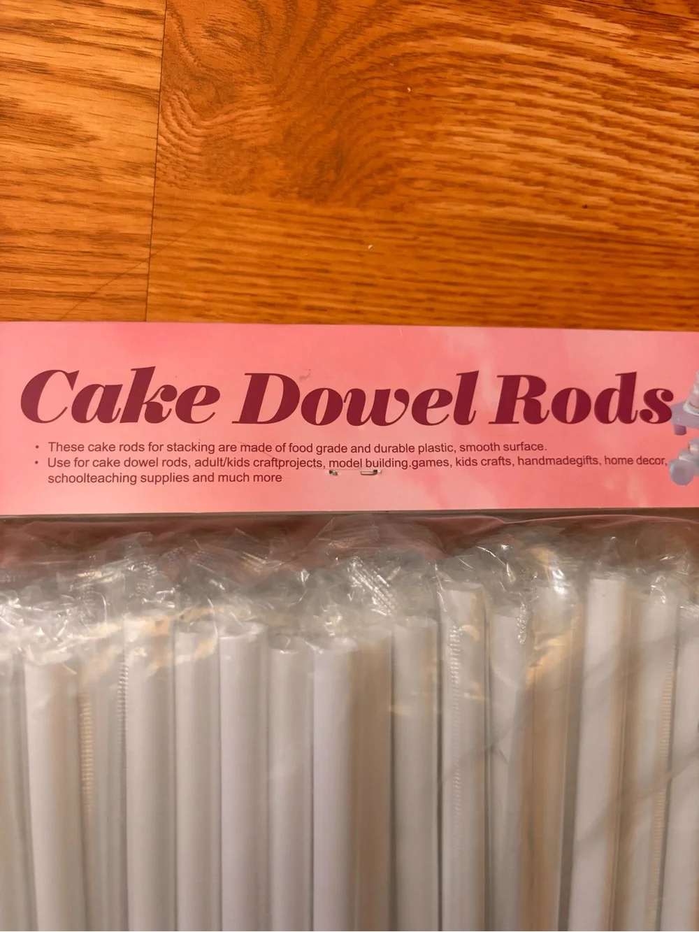 Cake Dowell Rods White Cake Support Dowels - 100 Piece